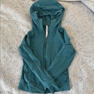 Teal Zip-Up Hoodie